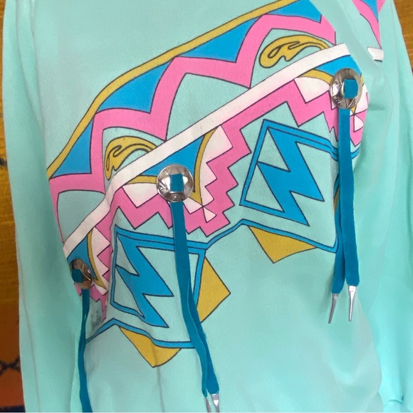 Vintage 80’s Pioneer Wear De Sante Fe graphic Crewneck sweater. Rare. USA. Small - Picture 2 of 11